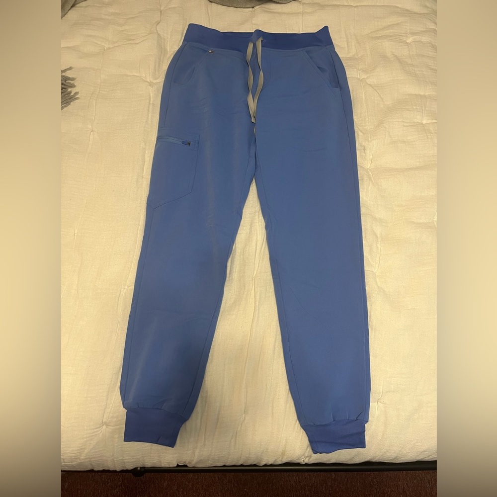 light blue figs scrub bottoms
